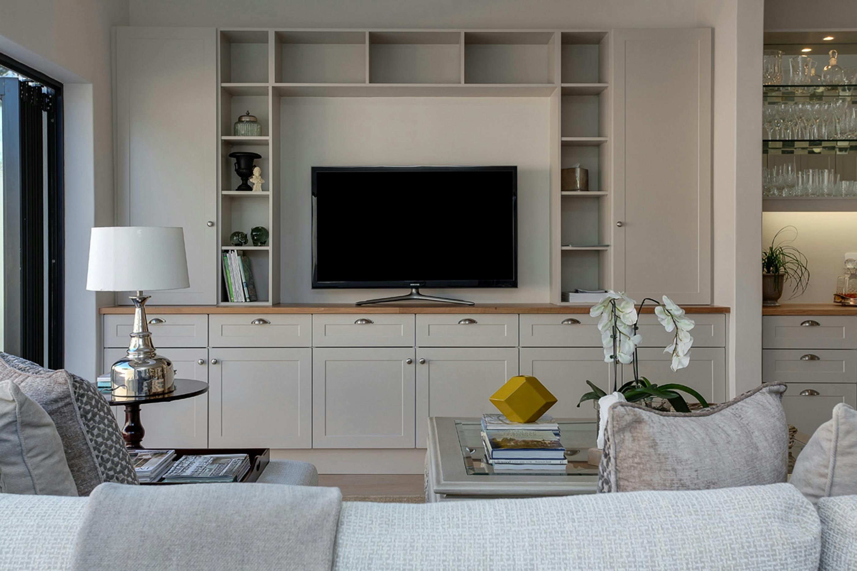 Open concept living room remodel